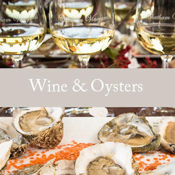 WINE & OYSTERS AT THE WINERY